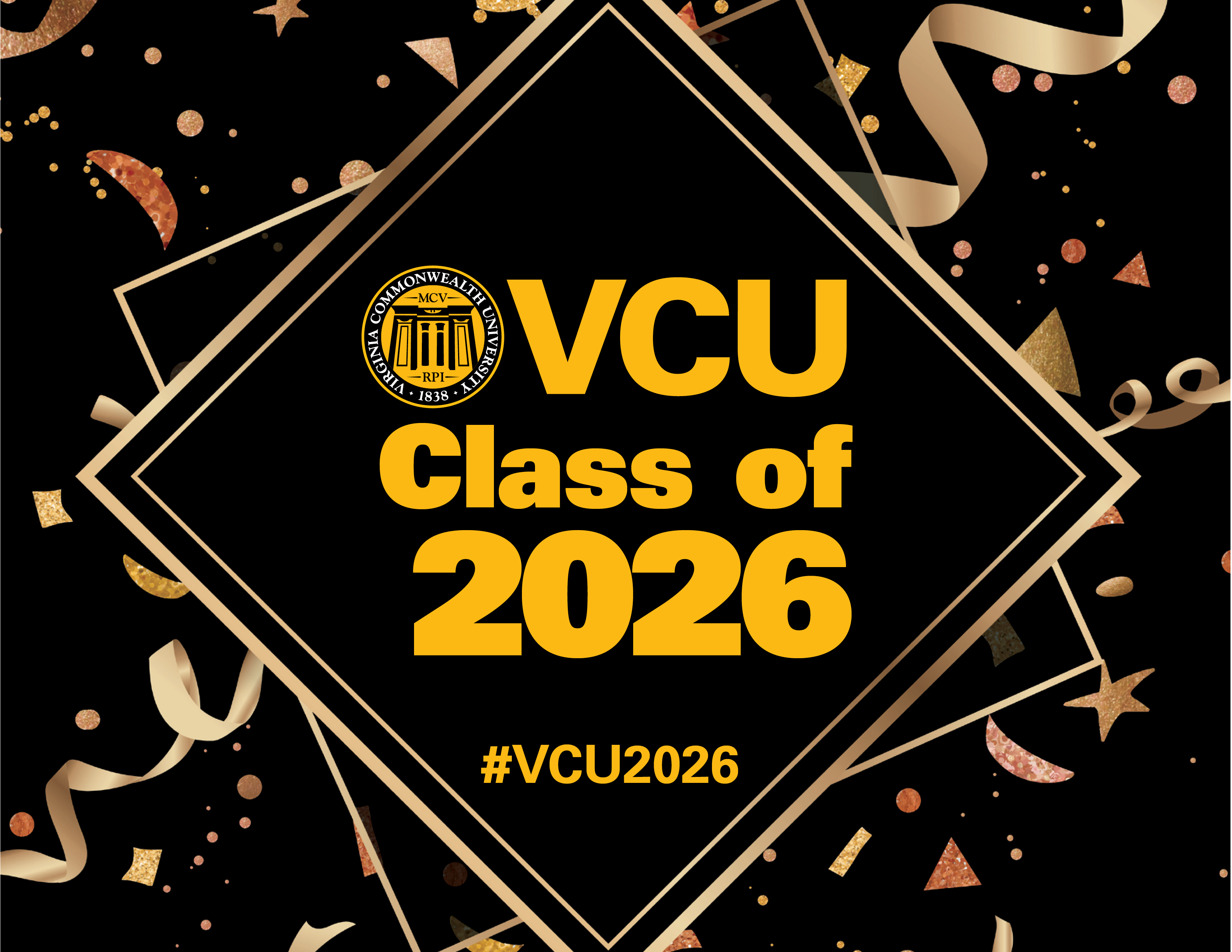 Black Confetti Class of 2026