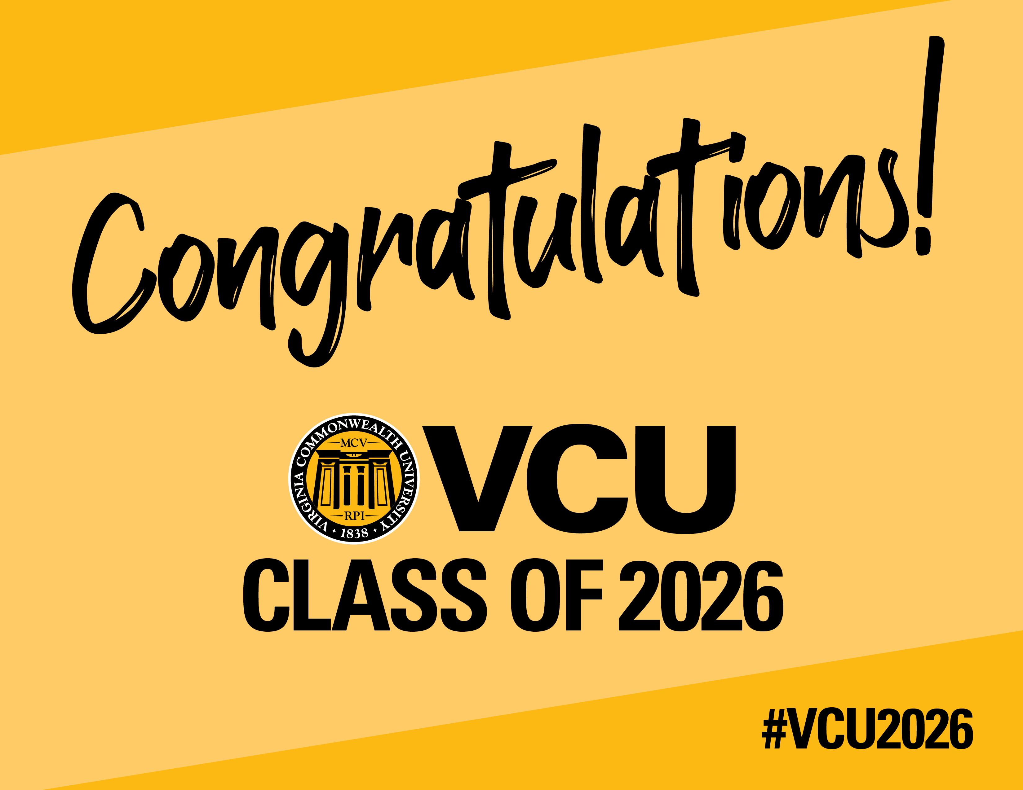 Gold Script Congratulations