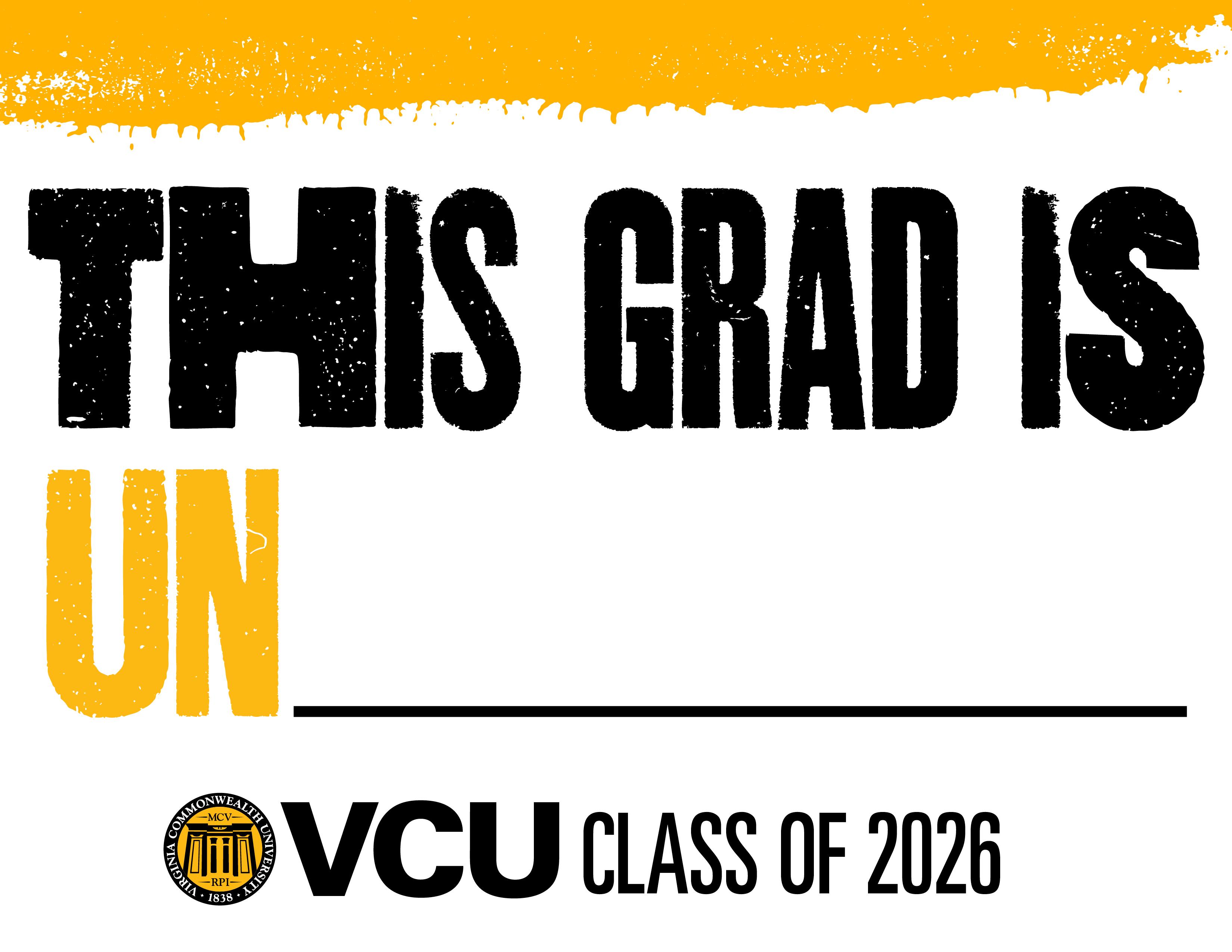 This Grad is UN Fill-In